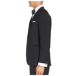 2022 Nieuwste Single-Breasted Zwarte Heren Bruiloft Smoking Pakken Slim Fit Diner Jack 2 Knopen Business Blazer Pak - Product Image 3