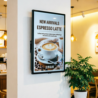 Écran publicitaire intelligent de 31,5 pouces, affichage numérique avec mise à jour à distance Wi-Fi 4G pour centre commercial