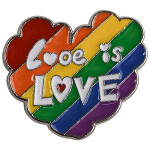 Pins de Solapa de Aleación de Zinc LGBTQ, Insignias de la Bandera del Arcoíris, Botones para Fiestas del Orgullo, Recuerdos de Boda para Niños y Adultos, Gays y <span class=keywords><strong>Lesbianas</strong></span> - Product Image 4