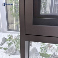 Ventana Corredera de Aluminio con Doble Acristalamiento, Vidrio Templado Low-E, Mosquitera, Aislamiento Acústico, Marco con Rotura de Puente Térmico, Certificación Energy Star, para Baño