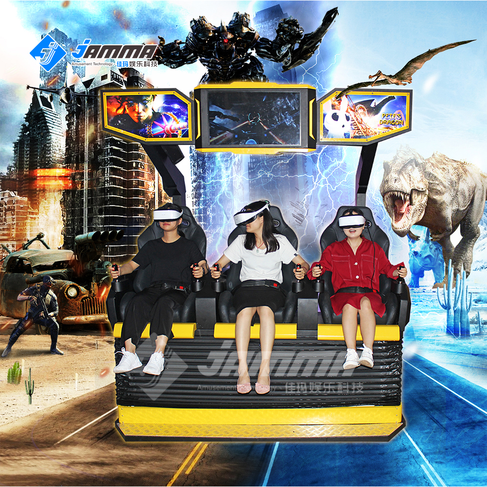 Виртуальная реальность движение VR кинотеатр Симулятор 9D фильмы специальные эффекты монетная платежная система парк развлечений
