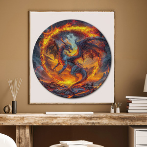 Rompecabezas Dragonfire Halo Personalizado al por Mayor de Fábrica, Ecológico, de 1000 Piezas para Adultos - Product Image 2
