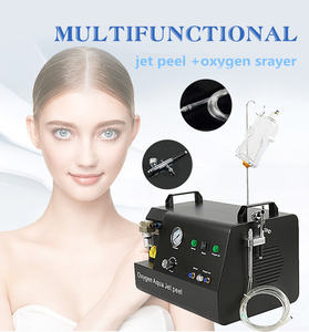 Venta caliente de alta calidad 4 Bar tratamiento de acné facial cuidado de la piel seca 2 en 1 Hydro Jet Facial Peeling Oxygen Jet Peel Machine - Product Image 2