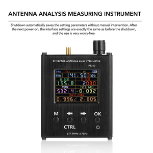Engels Versie PS100 N1201SA 140Mhz-2.7Ghz Vector Uv Rf Impedantie Ant <span class=keywords><strong>Swr</strong></span> Antenne Analyzer Meter <span class=keywords><strong>Tester</strong></span> - Product Image 6