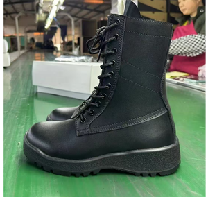 DFS14 Nuevas Botas Tácticas Largas de Cuero de Grano Completo Personalizadas de Alta Calidad - Product Image 5