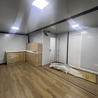 Maison conteneur moderne de 40 pieds, extensible, de luxe, préfabriquée, type capsule, pour habitation et resort