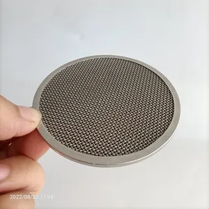 60mm paslanmaz çelik dokuma metal örgü disk yağ filtresi