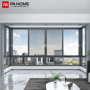 อลูมิเนียมอัลลอยด์ PA สีดํา <span class=keywords><strong>upvc</strong></span> สองพับ<span class=keywords><strong>ประตู</strong></span>และหน้าต่างพีวีซีอัจฉริยะสําหรับบ้าน - Product Image 4