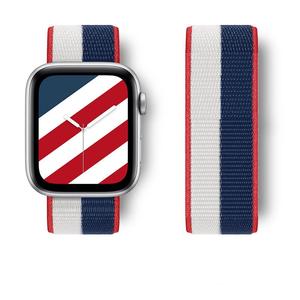 Bracelet de montre intelligente en nylon sport respirant pour <span class=keywords><strong>Apple</strong></span> <span class=keywords><strong>Watch</strong></span> Series 11 10 9 8 7 Ultra 3 49 <span class=keywords><strong>mm</strong></span> 46 <span class=keywords><strong>mm</strong></span> 45 <span class=keywords><strong>mm</strong></span> 42 <span class=keywords><strong>mm</strong></span> - Product Image 1