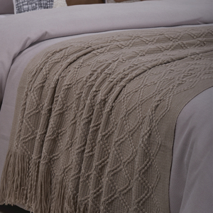 Ropa de <span class=keywords><strong>cama</strong></span> suave de lujo ligera de estilo italiano y juego de café de varias piezas Sala de exposiciones tejida de gama alta Muebles de habitación modelo - Product Image 4