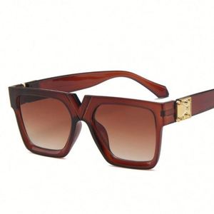 Gafas de Sol Cuadradas con Marco Grande Retro, Personalizadas con Logotipo, a la Moda 2020, para Mujer/Hombre, Gafas de Sol Extra Grandes - Product Image 3