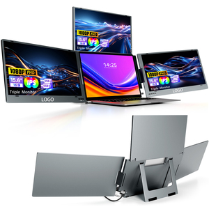 Màn hình di động ba màn hình 15.6 inch, giúp bạn nắm bắt chính xác động lực thị trường luôn thay đổi - Product Image 1