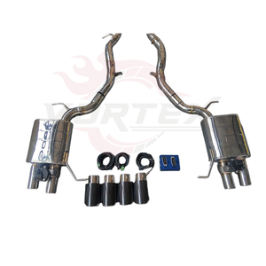 Sistema de Escape Catback de Alto Rendimiento Vortex de Acero Inoxidable 304 para BMW Serie 6 650i F06 F12 F13 4.0T 4.4T con Válvulas y Doble Silenciador - Product Image 3
