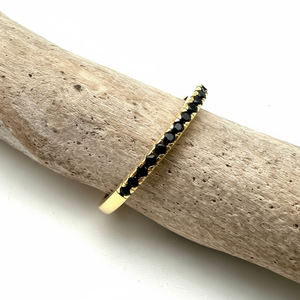 925 argent Sterling Boho Style bague noir Onyx pierres précieuses bijoux de mariage faits à la main pour les femmes tendance cadeau pour elle - Product Image 1