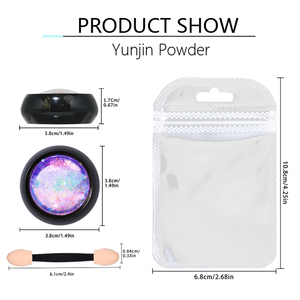Poudre Opale pour Ongles, Paillettes <span class=keywords><strong>Sirène</strong></span>, Poudre Dégradé Aurore, Accessoire de Création pour Vernis à Ongles UV&LED, DIY - Product Image 3