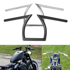 Manillar Universal en Z de 1" 25MM para <span class=keywords><strong>Harley</strong></span> <span class=keywords><strong>Sportster</strong></span> Xl1200 <span class=keywords><strong>883</strong></span> Custom Chopper Bobber - Product Image 1