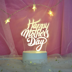 Cắm Vào Ban Đêm Ánh Sáng Cảm Ứng USB Sạc Không Dây Bé Chiếu Tiên Tree Sensor Cầu Vồng Đèn <span class=keywords><strong>Unicorn</strong></span> 3d Trung Sơn Lãng Mạn Rose - Product Image 2