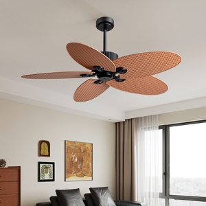 52 inch trang trí mây cọ Nhiệt Đới Gió BLDC hiện đại DC quạt trần với điều khiển từ xa - Product Image 4