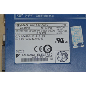ไดรฟ์และมอเตอร์ Yaskawa SJDE-04APA SJME-04AMA41 - Product Image 3