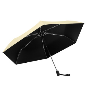 Ultra-light Full-automatic Tri-fold Sunscreen Sunshade UV Protection Dual-purpose Rain Sun <b>Umbrella</b> - Product Image 1