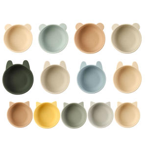 Bol en silicone de qualité alimentaire sans BPA pour <span class=keywords><strong>bébé</strong></span>, ensembles de vaisselle pour enfants avec assiettes pour l'alimentation en extérieur, conçu pour les enfants - Product Image 5