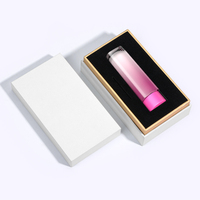 Boîte rigide de luxe 2026 blanche/noire avec manchon et accents dorés, insert en EVA pour emballage de flacons de parfum et de kits de soins de la peau