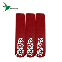 Chaussettes Jacquard Décontractées Sportives en Polyester Jetables, Invisibles, Respirantes, avec Grips en Tissu Éponge Antidérapants, Sans Coutures, Imprimées à Pois Automne