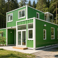 Maison modulaire préfabriquée détachable de haute qualité avec conteneur en panneaux sandwich d'acier de 20 pieds ou 40 pieds pour bureau ou habitation