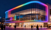 Lumière de course RGB DMXW Pixel prend en charge le dégradé 20*18mm Étanche Extérieur Néon Convient aux grandes façades de centres commerciaux