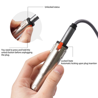 Adaptateur audio verrouillable 1/4 TRS femelle vers XLR mâle 3 broches, adaptateur symétrique 6,35 mm vers XLR pour microphones