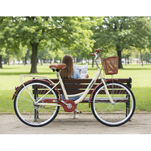 Sepeda Jalan Raya Wanita Dewasa Zhui Feng 26 inci 700c Klasik, Single Speed, Rem V, Kapasitas Beban 105kg, Ban 26*2.6 - Product Image 1