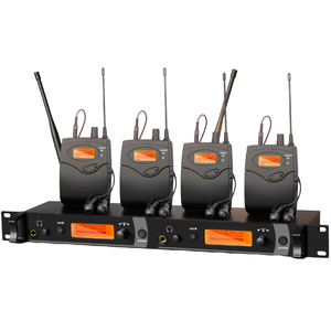 Dual Channel with <strong>2</strong> Receiver Professional Wireless UHF In-Ear Monitor In-ear <strong>Monitoring</strong> <strong>System</strong> Stage Performance Monitors - Product Image 1
