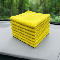 Toalla de Microfibra Tavelya OEM con Logotipo Personalizado, Tejida, Cepillada, de Secado Rápido, Súper Absorbente, para Detallado de Autos