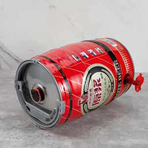 プリント自家製ミニブリキビール樽5リットル - Product Image 5