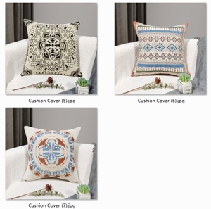 Square Decorative Vintage Covers Outdoor <b>Throw</b> Pillows <b>for</b> <b>Couch</b> Bohemian Outside Garden Patio - Product Image 3