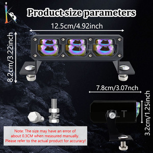 Projecteur laser LED <span class=keywords><strong>KLT</strong></span> Factory 2026 dernière génération 114W, double mode blanc-jaune, pour phare antibrouillard/phare de <span class=keywords><strong>conduite</strong></span> tout-terrain - Product Image 3