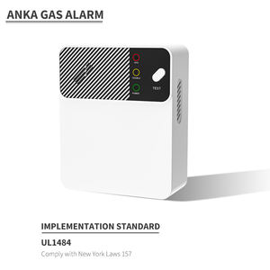 10 yıl akülü UL1484 gaz kaçak dedektörü gaz dedektörü DC gaz alarmı - Product Image 1