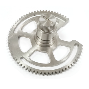 Chất lượng cao <span class=keywords><strong>CNC</strong></span> sản xuất một phần OEM tùy chỉnh đường kính lớn thép không gỉ thẳng thúc đẩy bánh răng phần bánh xe - Product Image 1