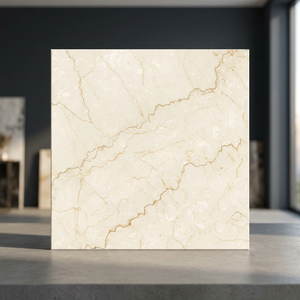 Azulejos de Porcelana Esmaltada Aster Natural de 24x24 Pulgadas, Diseño de Mármol Islámico, Piso Interior Pulido de 8 mm - Product Image 3