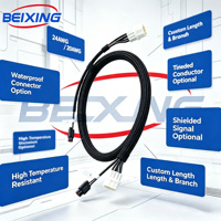 A00004 Kabel Harness Mobil Kustom Inti Tembaga PVC Kawat Aluminium Nilon PTFE PBT Kabel Harness Mobil Kustom