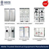 11kV GCS Low Voltage Distribution Cabinet CE ISO9001 Withdrawable Long Service Life Industrial Building Electrical 100kVA IP54