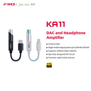 Bộ chuyển đổi âm thanh Fiio Ka11 Type C/Lightning sang 3.5mm 32bit/384KHz, bộ khuếch đại USB Dongle HiFi Dac cho Android/iOS/Win - Product Image 2