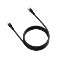 Câble de charge rapide magnétique USB-C vers Type-C PD 60W/100W 3A de 1 m avec blindage tressé et conducteur en cuivre pur