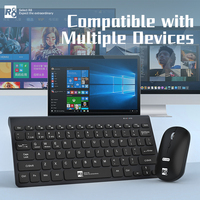 Keyboard dan Mouse Nirkabel Mini Universal Dual Mode untuk Laptop, Laris Terjual
