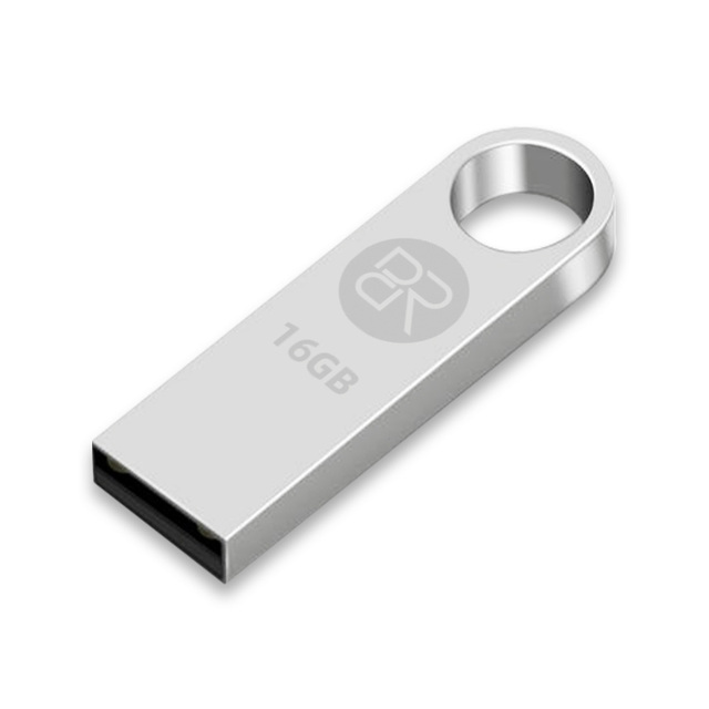 BR New Mini Metal Usb Flash Drive Shell Pendrive USB 3.0 2.0 16GB 32GB 64GB USB Drive