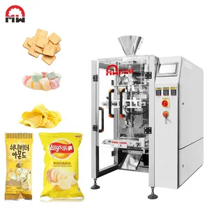 Chips packing machine small peanut weighing mini beans candy popcorn sealing packing machine for small business