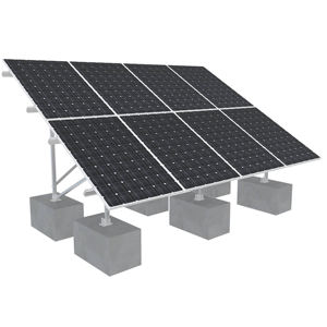 ชุดโครงสร้างติดตั้งแผงโซลาร์เซลล์แบบปรับได้บนพื้นดิน พร้อมระบบติดตั้งแผงเซลล์แสงอาทิตย์ - Product Image 3