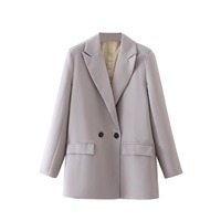 Costume de mariage 3 pièces tendance pour femme, style italien, croisé, avec logo personnalisé, coupe ajustée, en tissu de laine, pour le bureau
