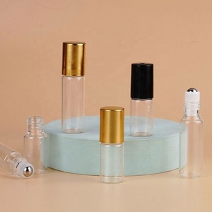 Nuevo Diseño de Botellas Redondas de 3ml, 5ml y 10ml para Perfumes y Aceites Esenciales, Botellas Roll-on de 1ml y 2ml con Bola Rodante de Acero Inoxidable - Product Image 6