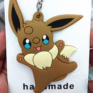 Porte-clés en caoutchouc promotionnel en gros, voiture, <span class=keywords><strong>avion</strong></span>, double face, personnalisé, Digimon Agumon, porte-clés de dessin animé mignon, pendentif pour sac à main, ornements - Product Image 4